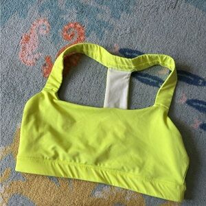 Gap Fit Medium Impact, Neon Yellow Sports Bra